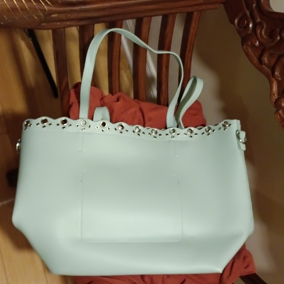 GAI MATTIOLO JEANS PURSE LIGHT BLUE        ITALY NEW - Picture 4 of 4